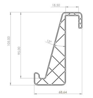 Phone stand 18mm cabord shelf