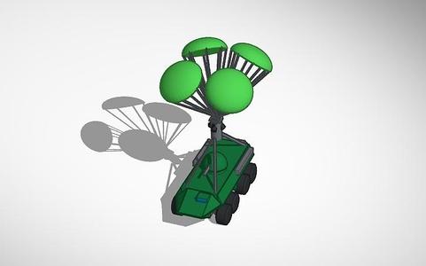 stryker tank rodery turet parachut