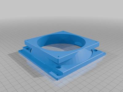120mm to 140 middle fan set up