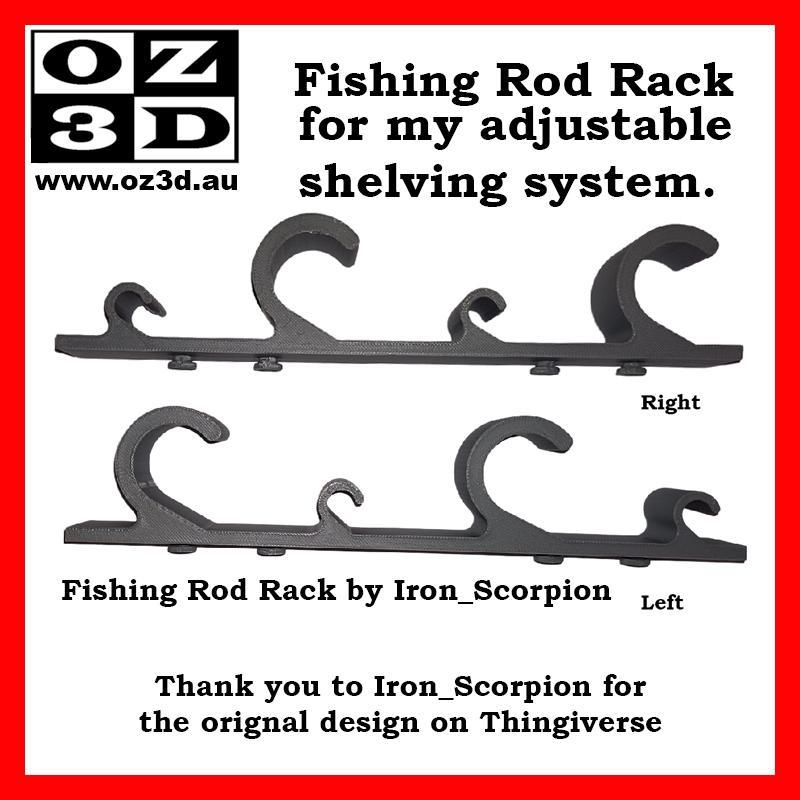 Rod Holder for adjustable shelving