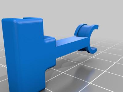 ELRS antenna mount for tubular frames (stiff antennas, angled)