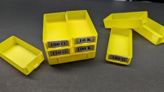 Customizable Vase-mode parts drawer
