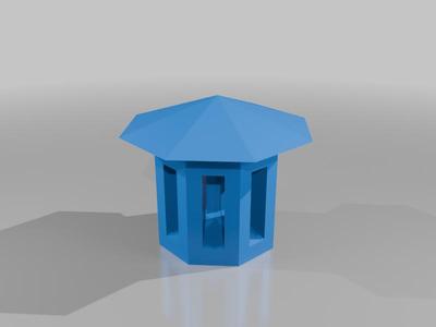 octagonal central hub (gazebo) 