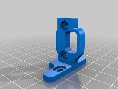 cr touch holder ender 3 v2 lighter version to use with other duct