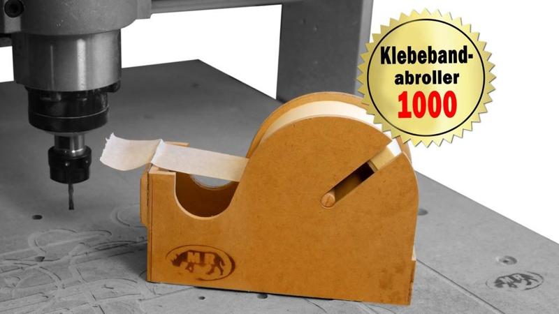 Klebebandabroller zum ausfräsen