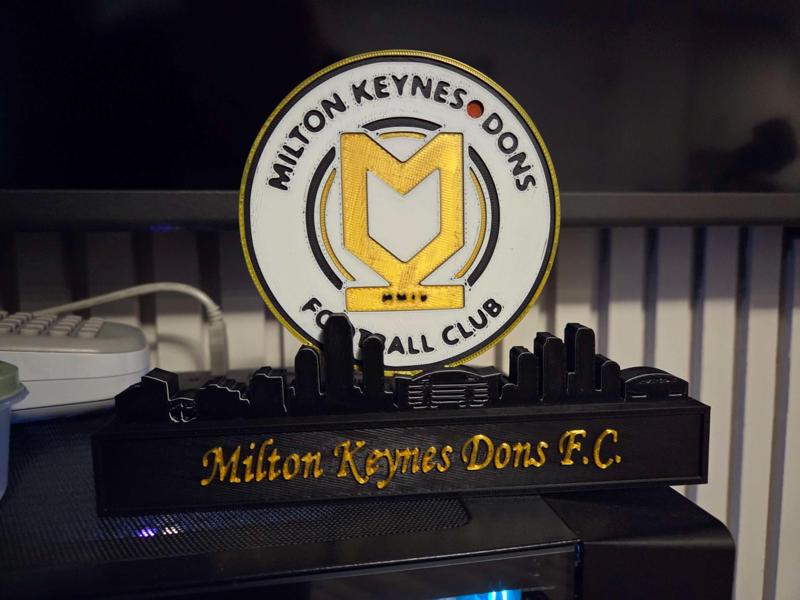 milton keynes dons with skyline of  Milton Keynes