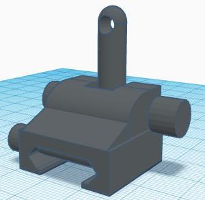 SCAR-L rear sight nerf picatinny 