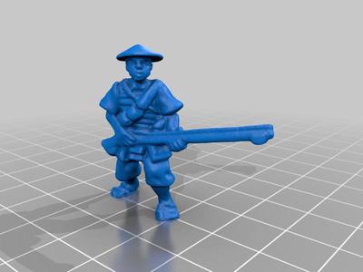 Ashigaru Harquebus - Heroscape sharpened