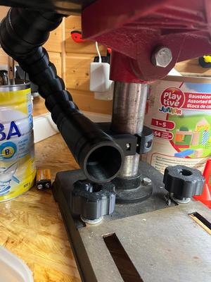 Flexible Vacuum Hose with Pillar Connector and CamLock Adapter