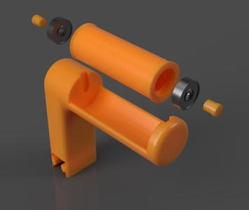 Holder for spool of filament for profile 20x20