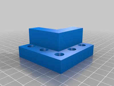 25mm "next gen" solar pannel corner mount. 5 screw