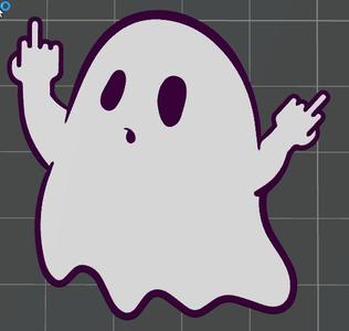 Middle Finger Fuck You Helloween Ghost AMS READY