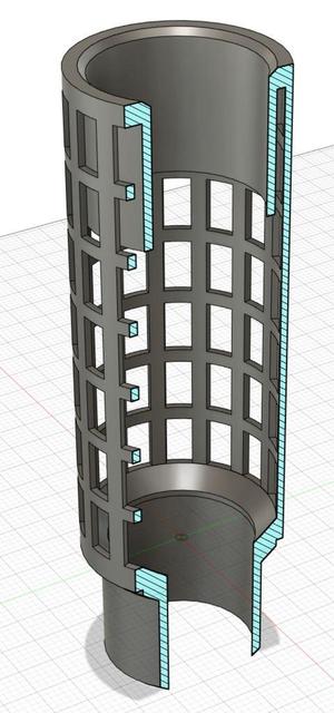 Water inlet filter tube