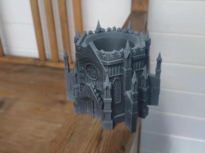 Gothic Paint Water Cup. no supports.