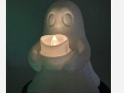 Ghost Tealight Candle Holder