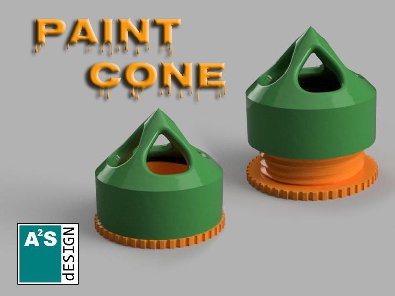 Paint cone