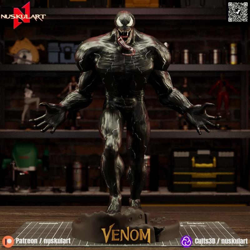 Venom - Marvel - Collectible Rare Model by Nuskulart