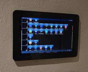 Blende & Träger Samsung Galaxy Tab 9plus für Wandmontage