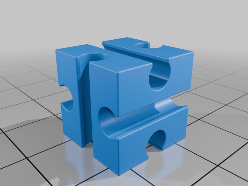 Fischertechnik - Bauteil 15 ohne Zapfen (Idea by HLGR)