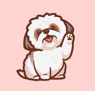 DOGGO Gimme Paw Dog Keychain - Dog keychain cute