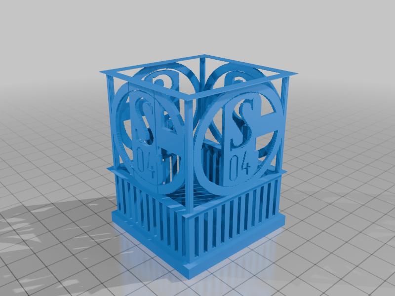 Schalke Teelichthalter optimiert