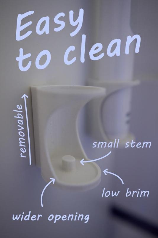 Easy to clean Oral-B Toothbrush Wall Mount 