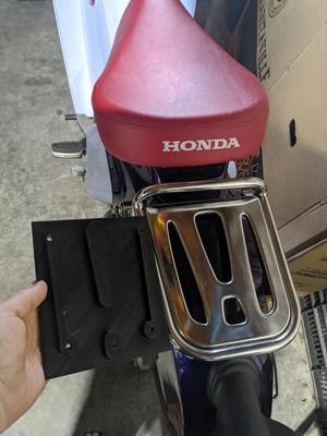 Honda Super Cub C125 cargo carrier plate 