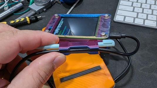 ESP32 Cheap Yellow Display CYD stylus holder