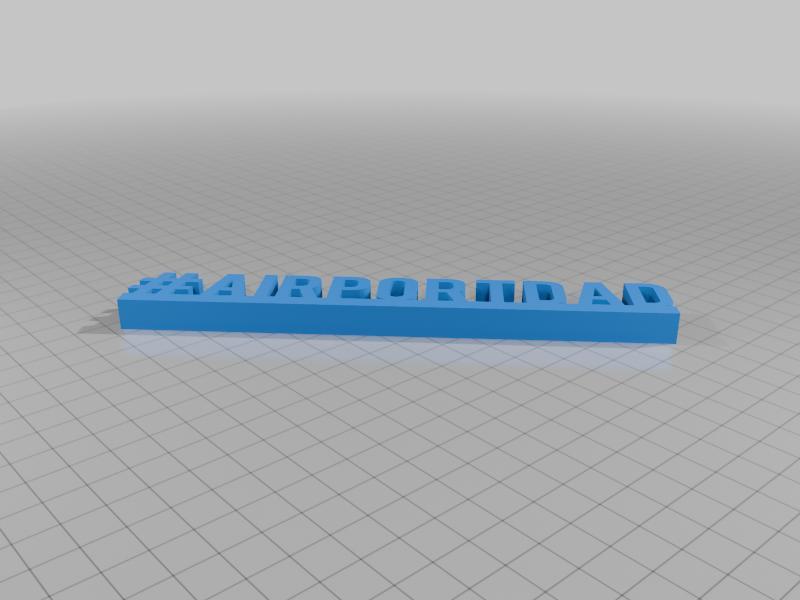 #AIRPORTDAD Hashtag Sign