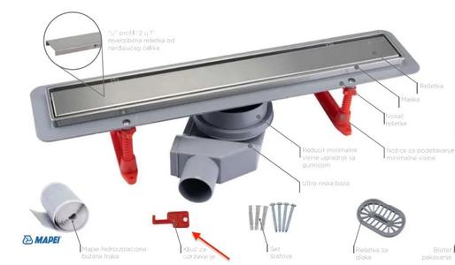 Key for opening shower drain (remix)