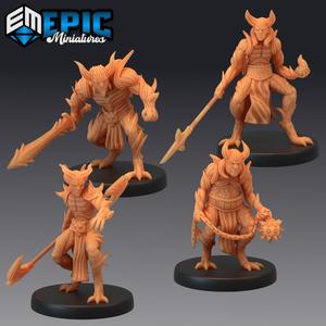 Devil Army Set / Hell Warrior / Demon Spawn / Evil Minion / Abyss Encounter
