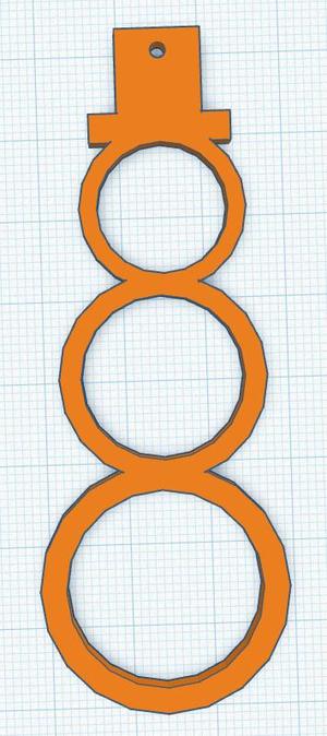 Simple Snowman Ornament