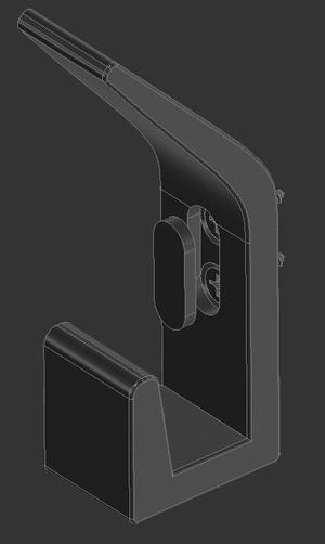 A Wall Hook in a Minimalist style (Настенный Крюк в Минималистичном стиле)