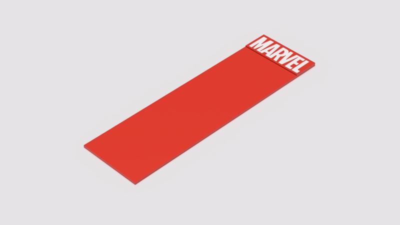 Marvel bookmark
