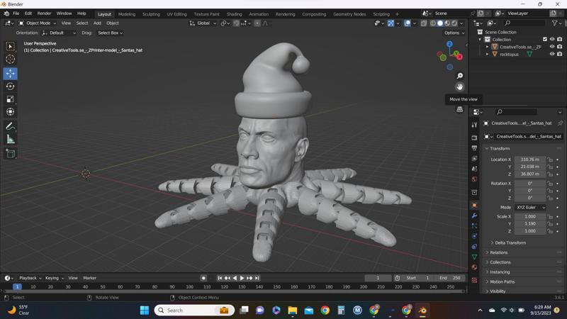 Christmas rockotopus