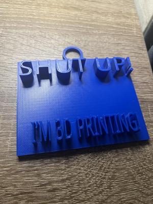 3D printing sign.
