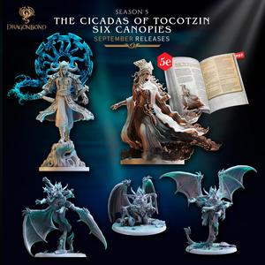 Dragonbond Tribes Bundle 13: The Cicadas of Tocotzin Six Canopies