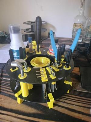 modular tool caddy for printer spools