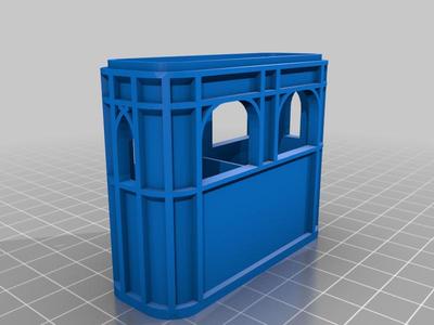 Half Width Battery Crates (Stackable) - (Remixed unit by TontoTraveler)
