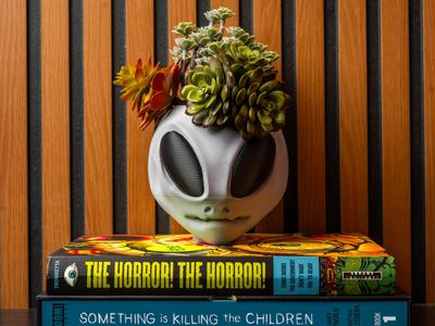 Alien Head Plant Pot