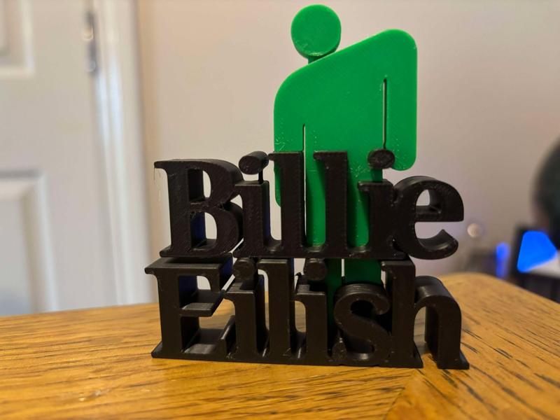 Billie Eilish Name plate
