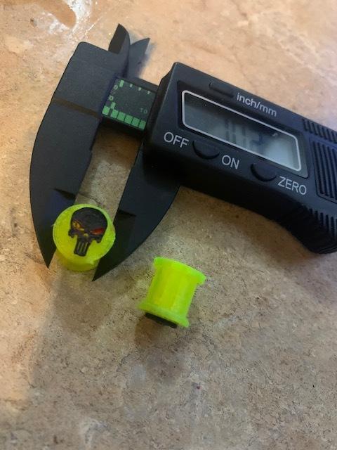 Weed Skull Ear Gauges 10mm enlargeable 