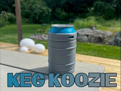 Beer keg koozie