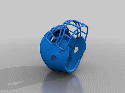 Split Football Helmet