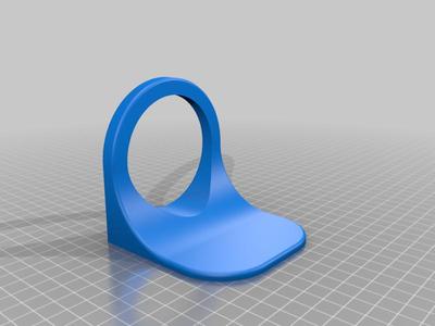 Hair Dryer holder with hanging slots