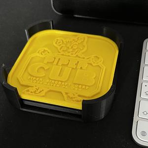 Piper Cub Aviation Coaster Set