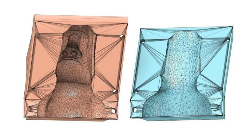 Easter Island Head / Moai, Mold (No Supports)