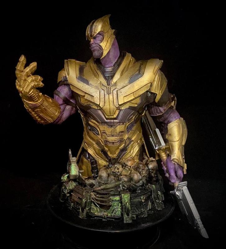 WICKED MARVEL THANOS BUST: TESTED AND READY FOR 3D PRINTING
