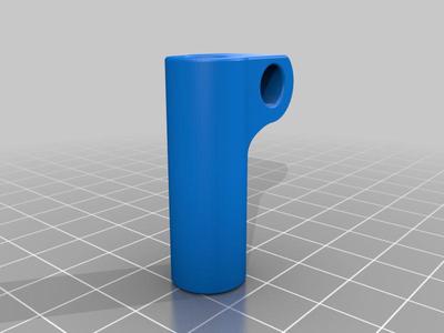 3DFused linear rail spacer with post hole