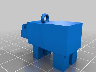 minecraft polar bear earrings 